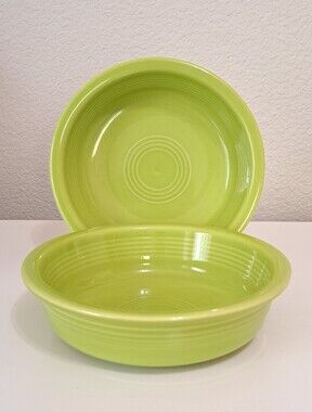 Fiestaware Coupe Soup Bowls Lemongrass (2)